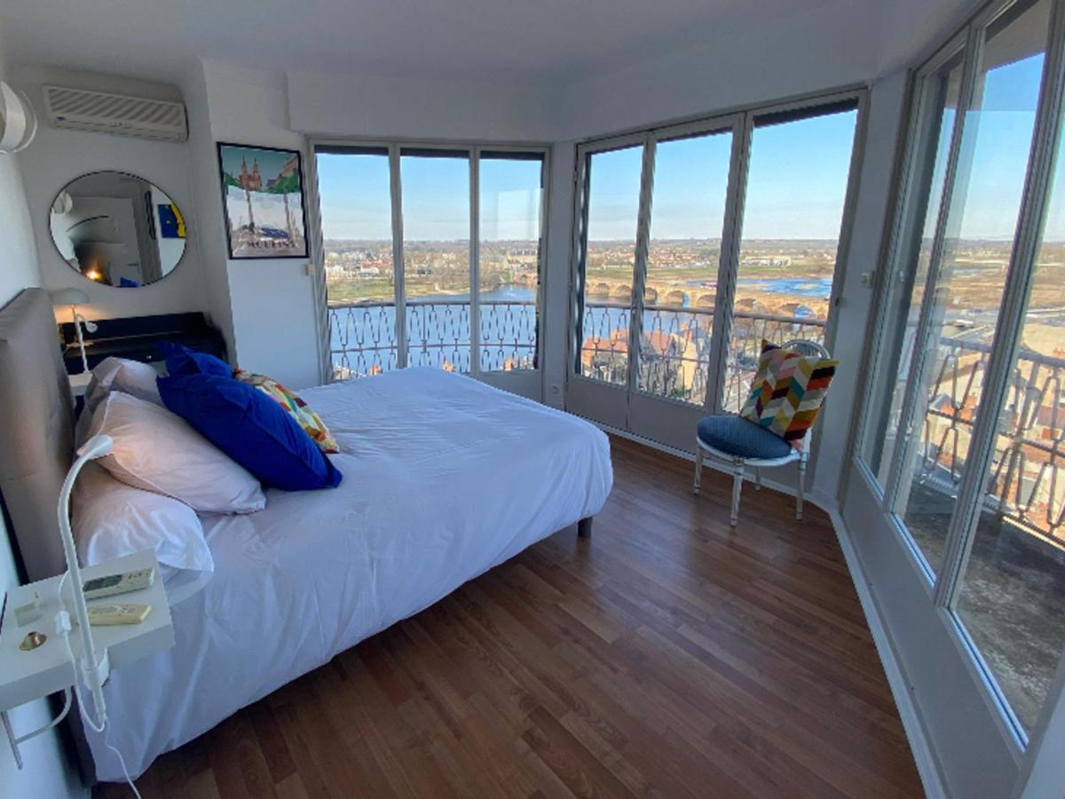 Appartement Panoramique Au Centre De Moulins Avec Terrasse, 2 Chambres, Et Equipements Modernes - Fr-1-489-412 ภายนอก รูปภาพ