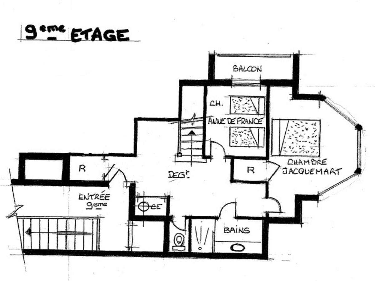 Appartement Panoramique Au Centre De Moulins Avec Terrasse, 2 Chambres, Et Equipements Modernes - Fr-1-489-412 ภายนอก รูปภาพ